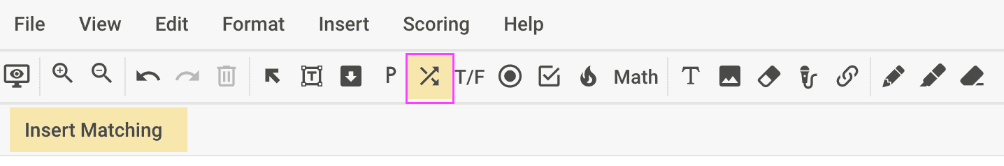 How to Insert a Matching Question - TeacherMade