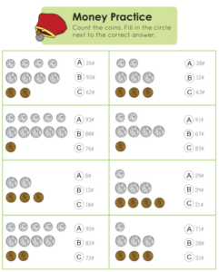 Money Practice TeacherMade Activity Numeracy exercise Mathematics exercise Classwork studio