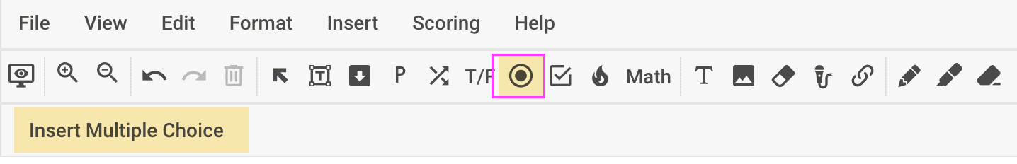 How to Insert a Multiple Choice Question - TeacherMade