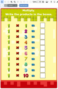 Multiplication TeacherMade Activity Numeracy exercise Mathematics exercise Classwork studio