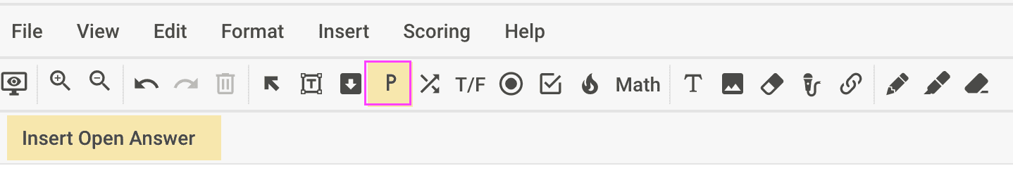 How to Insert an Open Answer - TeacherMade